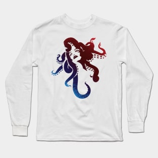 Lady Octopus Color Long Sleeve T-Shirt